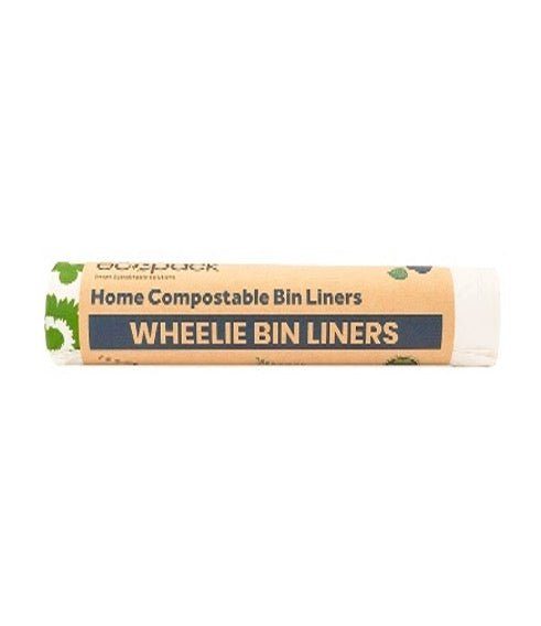 Compostable Wheelie Bin Liners 140L, Natural, 20 Rolls x 5's (100 bags) Carousel 1