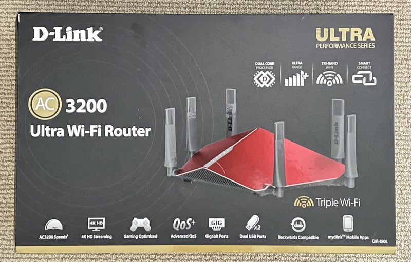 WiFi Router - AC3200 D-LINK DIR-890L Gigabit Tri-Band USB 3 ( Boxed ) Carousel 1