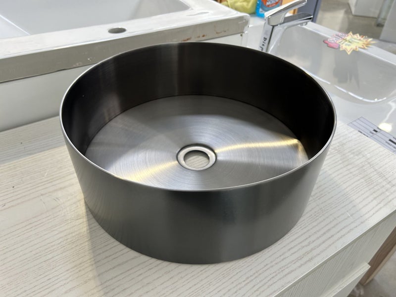 !!!SALE!!!Stainless Steel Basin Top SS8802DG Gun Metal Carousel 1