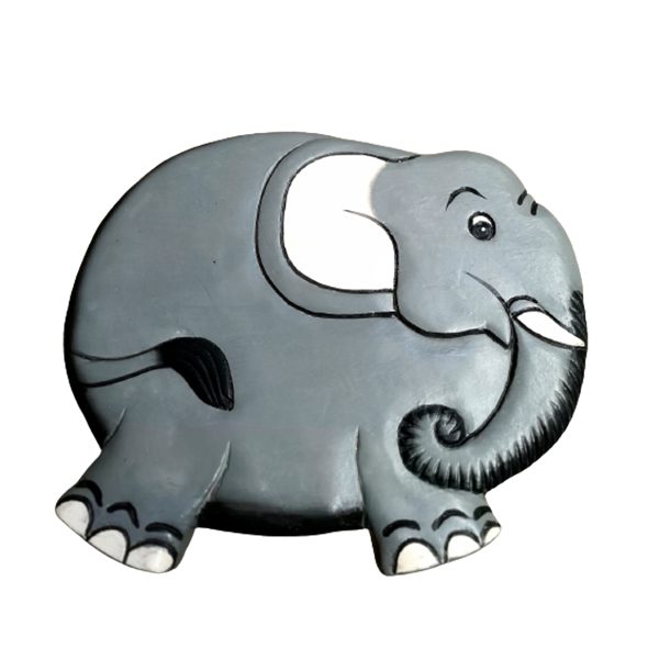Kids Wooden Stool Elephant Carousel 1