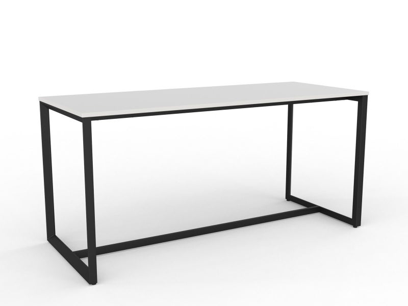 Knight's Anvil Bar Leaner Table 2400mm x 900mm - Black Frame (Choice of Workt... Carousel 1