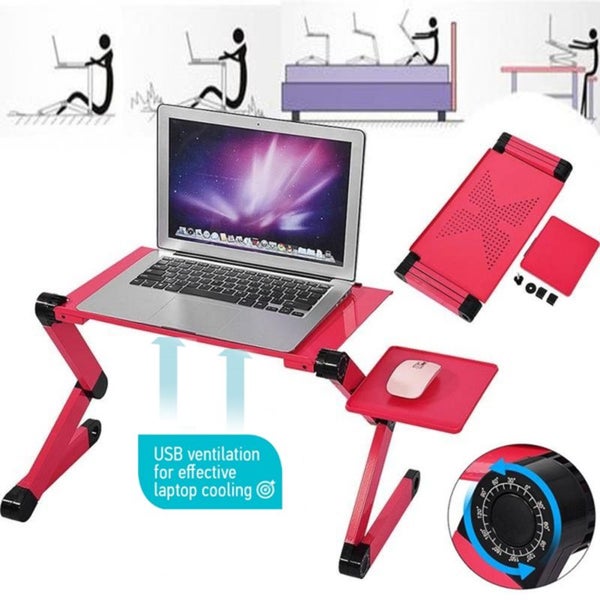 Adjustable Laptop Desk Bed Tray Stand 2001903 Carousel 2