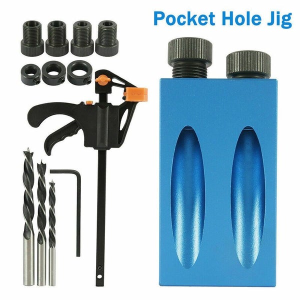 15pcs Pocket Hole Jig Kit Dowel Drill Joinery Screw Kit 3657902 Carousel 13