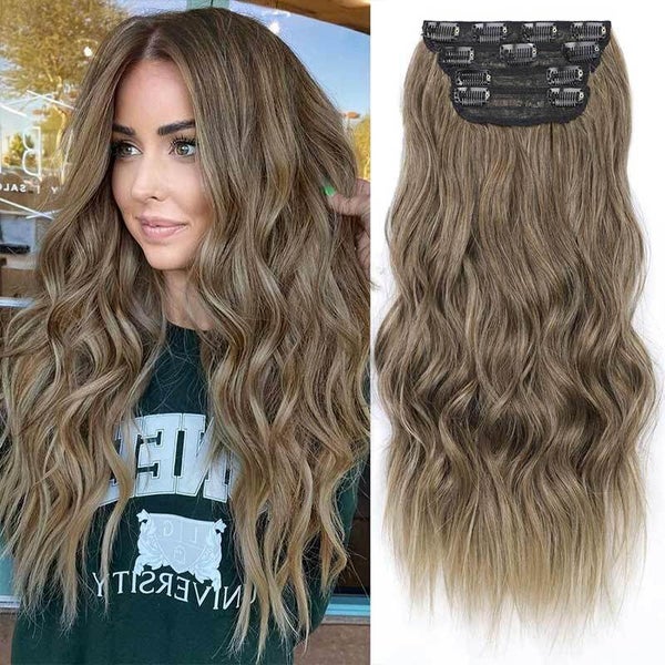 Hair Extensions Ash Blonde C0433DC0 Carousel 1