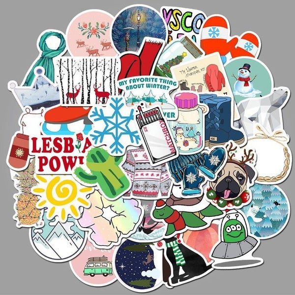 50pcs Sticker Stickers I1220DB0 Carousel 2