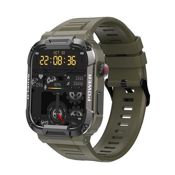 MELANDA 1.85 Outdoor Military Smart Watch Men Bluetooth Call Carousel 1