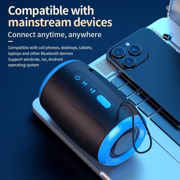 TSN-1 Portable Speaker Wireless Bluetooth Speakers with 5.3 Stereo Carousel 6