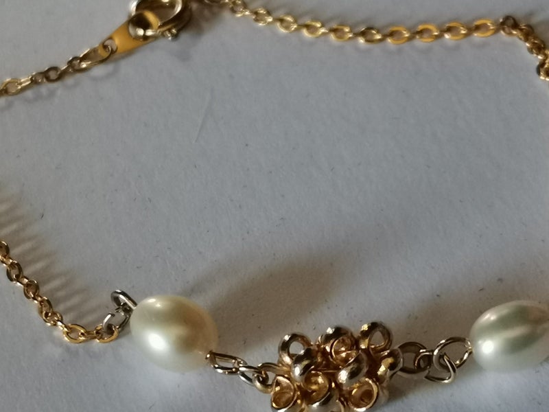 Gold & crystal bracelet red mouse dog tag or purple crystal bangle Carousel 15