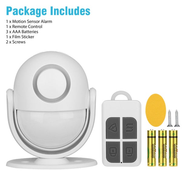 WIRELESS MOTION SENSOR ALARM Carousel 8