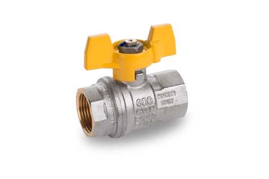 RuB s.84 Gas Brass Ball Valve with T-handle-8mm BSPT (Each) Carousel 1
