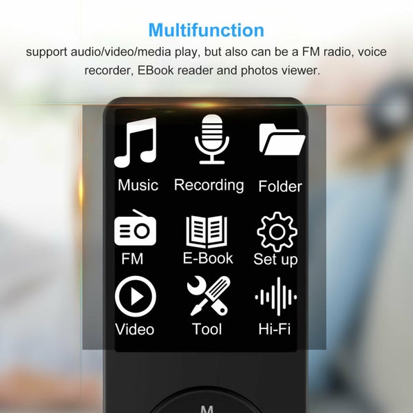 8GB MP3 Player HIFI Music Speakers Media FM Radio Recorder Carousel 2