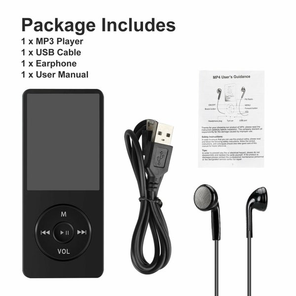8GB MP3 Player HIFI Music Speakers Media FM Radio Recorder Carousel 9