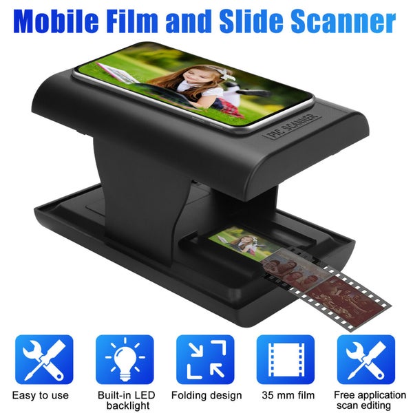 Mobile Film and Slide Scanner Converts 35mm Slides Negatives into Digital Photo Carousel 1