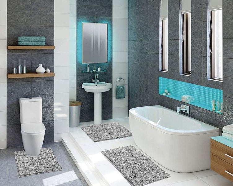 3pcs Bathroom Rug Sets Bath Toliet Mats 2037805 Carousel 13
