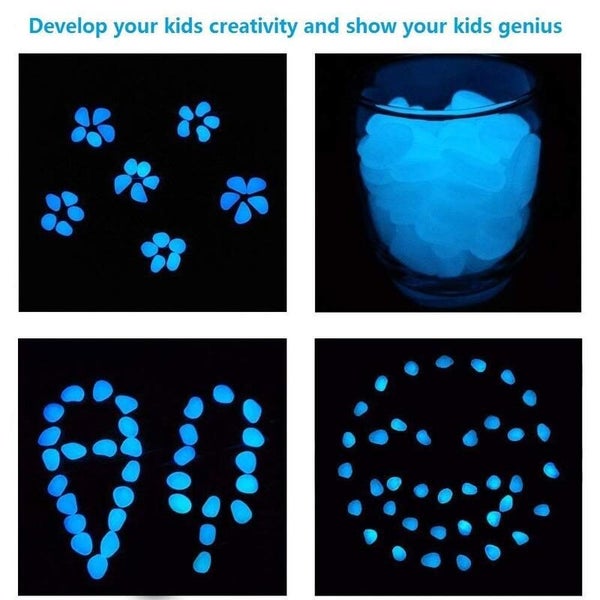 Glow in The Dark Pebbles Luminous Stones Rocks 3659401 Carousel 20