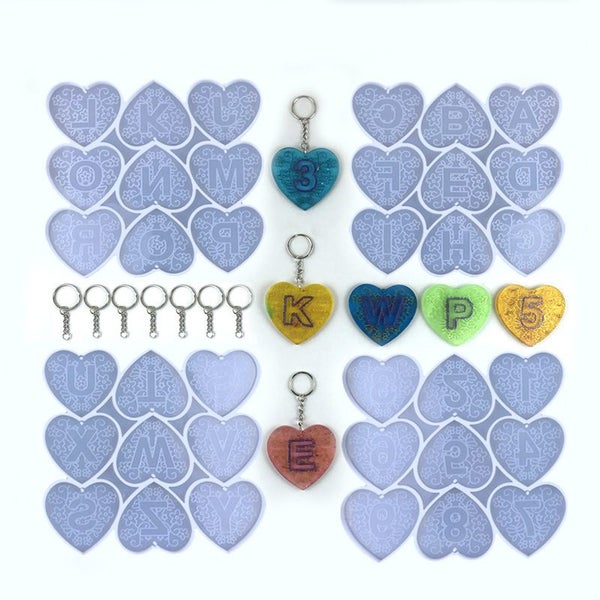 Silicone Keychain Molds Resin Moulds I1283WT0 Carousel 1