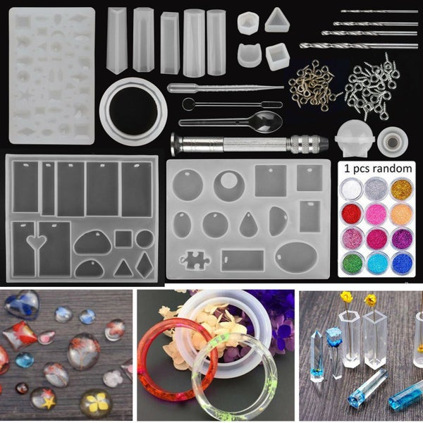Resin Casting Silicone Molds Epoxy Spoon Kit Jewelry Making Pendant Craft Carousel 2