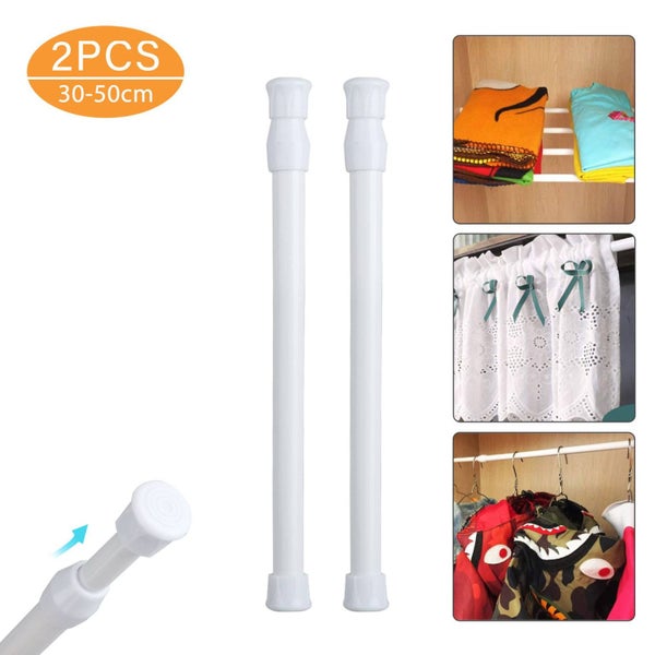 Tension Curtain Rod Adjustable Carousel 1