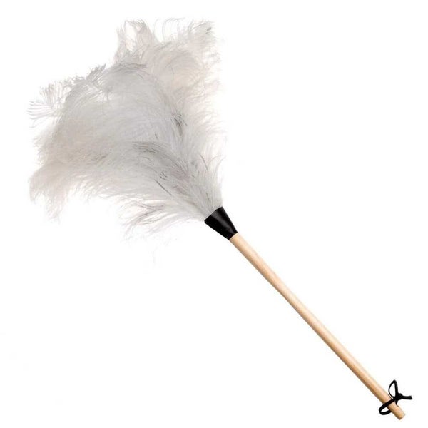 Redecker Ostrich White Feather Duster 65cm Carousel 1