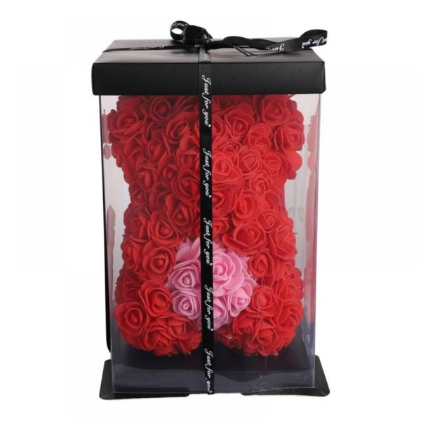 Rose Bear Hand Made Rose Teddy Bear Flower Bear Carousel 1