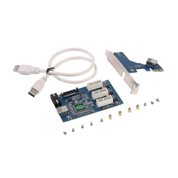 Excellent Pci E Express 1x To 3 1x Switch Multiplier Hub Riser Card Usb Cable Carousel 1
