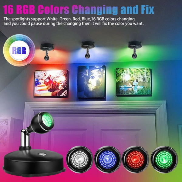 RGB LED Wireless Spotlight Carousel 2