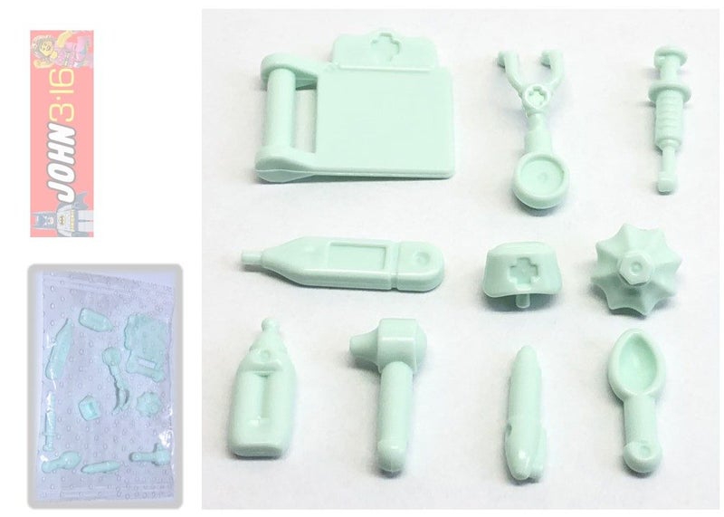 GENUINE LEGO PARTS - SET of TEN LEGO MEDICAL ACCESSORIES FOR MINIFIGURES! Carousel 1