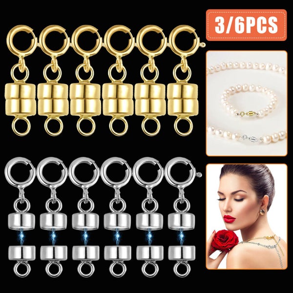 Magnetic Necklace Spring Claw Clasps Buckle Carousel 1