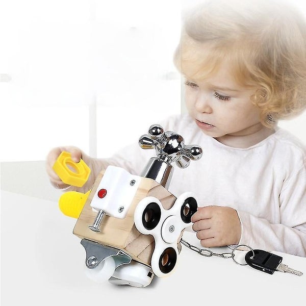 Wooden educational toy cubes for children hands-on ability training luck Carousel 2