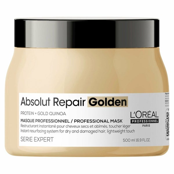 Loreal Absolut Gold Quinoa + Protein Golden Resurfacing Masque 500ml Carousel 1