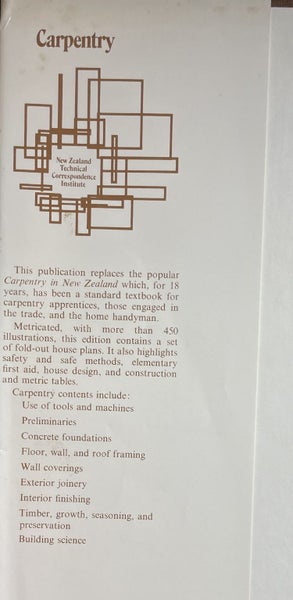 Carpentry New Zealand Technical Correspondence Carousel 2