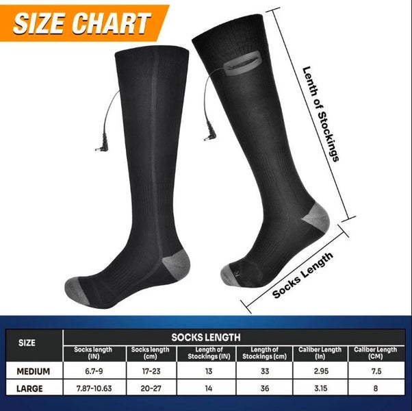 New Electric Heated Socks M Size Sale Sale62984192136193111