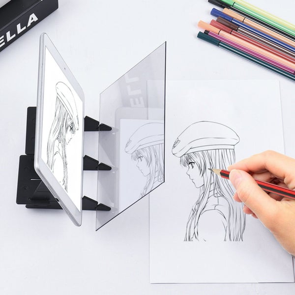 Imaging Drawing Board Sketch Reflect Dimming Bracket Tracing Paint Mirror Plate Carousel 1