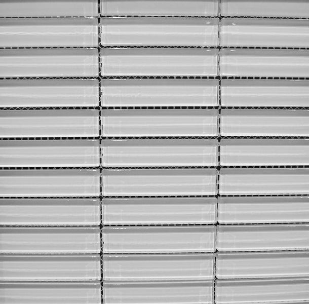 Tiles Crystal While Glass tiles 300x600 ideal walls bathroom kitchen splash etc Carousel 4