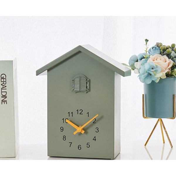 Smart Time Wall Clock Rhododendron Outside the Window Time Signal Wall Clock Carousel 2