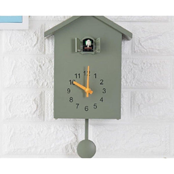 Smart Time Wall Clock Rhododendron Outside the Window Time Signal Wall Clock Carousel 4