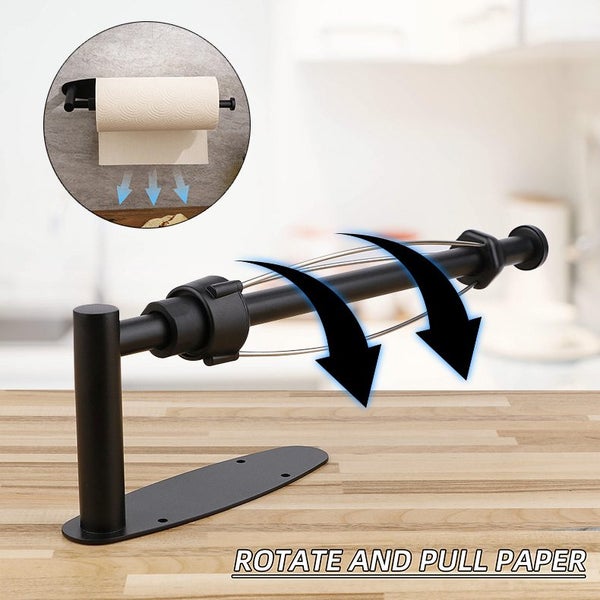 Paper Towel Holder Under Cabinet with Damping Effect Carousel 6