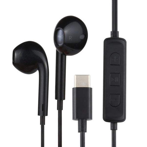 Hamtod H11 Type-C Stereo Earphones, In-line Controls, Noise Suppression Carousel 1