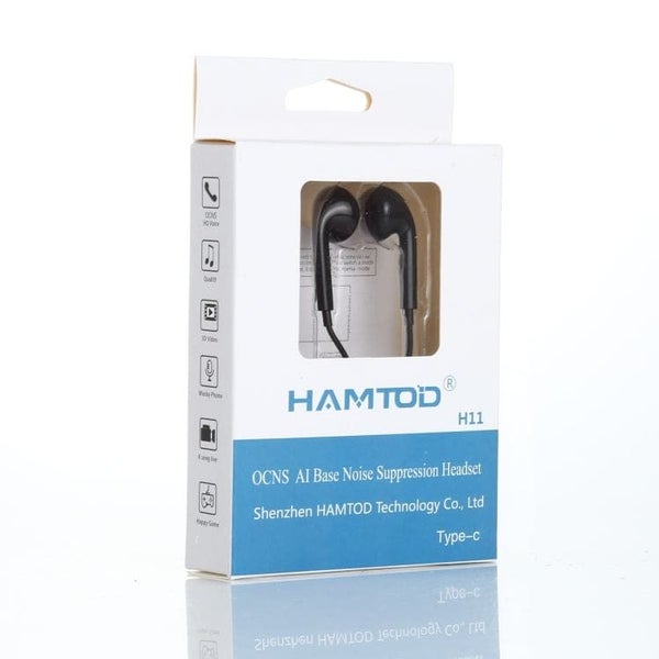 Hamtod H11 Type-C Stereo Earphones, In-line Controls, Noise Suppression Carousel 8