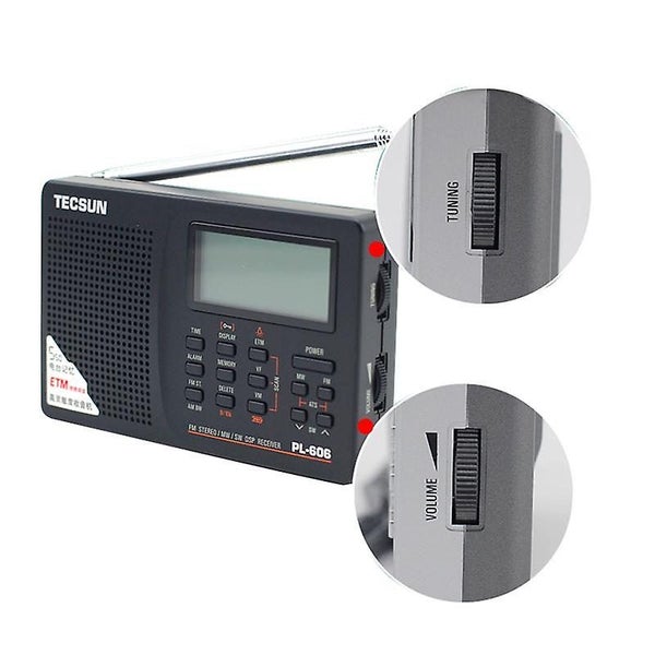 Digital Stereo LW/SW/MW DSP Receiver Rechargeable Elderly | Receiver Carousel 4