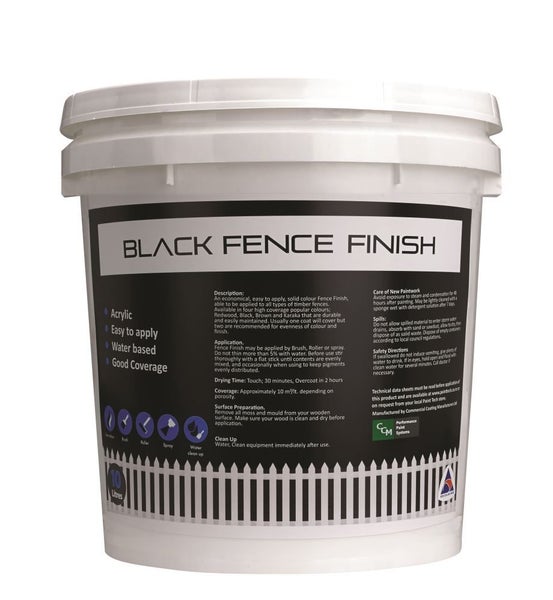 FENCE PAINT 10L - BLACK Carousel 1