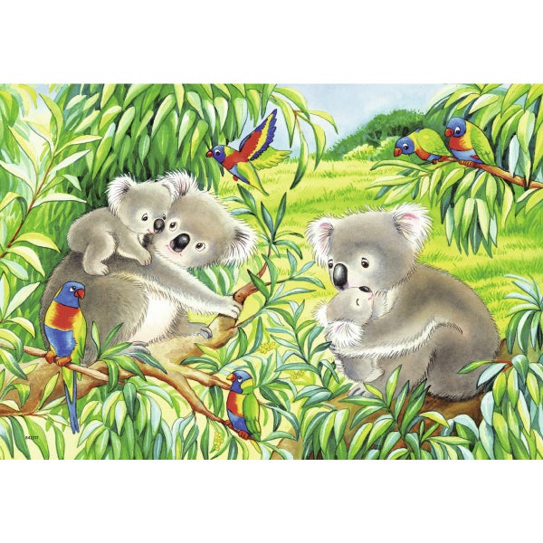 Ravensburger Sweet Koalas and Pandas Puzzle 2 x 24pc Carousel 2