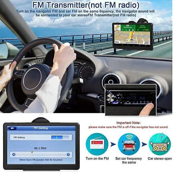 Gps Navigator 7 Inch Model Ljl-g700 With Poi Speed Camera Warning Voice Guidance Carousel 1