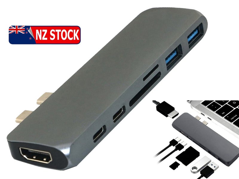 7in1 USB-C Hub Card Reader (Over Stocked) Carousel 1