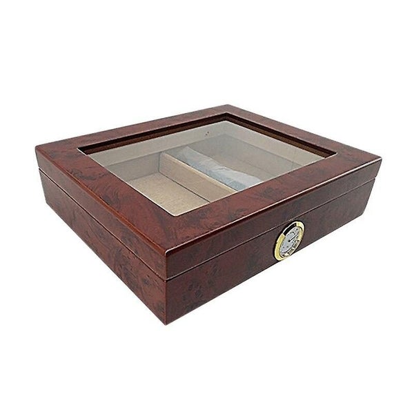 Cedar Wood Cigar Travel Humidor Box Portable Cigar Case With Humidifier