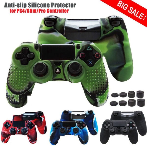 Silicone Rubber Skin Grip Cover Case For PS4 Carousel 1