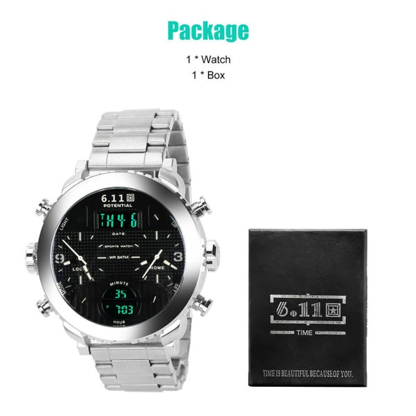 Mens Luxury Analog Quartz Watch Carousel 9