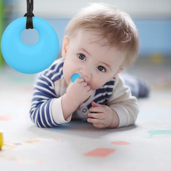 3 Pcs Durable Sensory Chew Necklace For Kids, Girls - Oral Sensory Chew Toys Tee Carousel 3