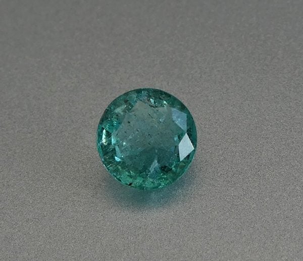 1.02CT SPLENDID ROUND CUT 100% NATURAL COLUMBIAN EMERALD Carousel 1