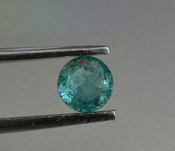 1.02CT SPLENDID ROUND CUT 100% NATURAL COLUMBIAN EMERALD Carousel 2